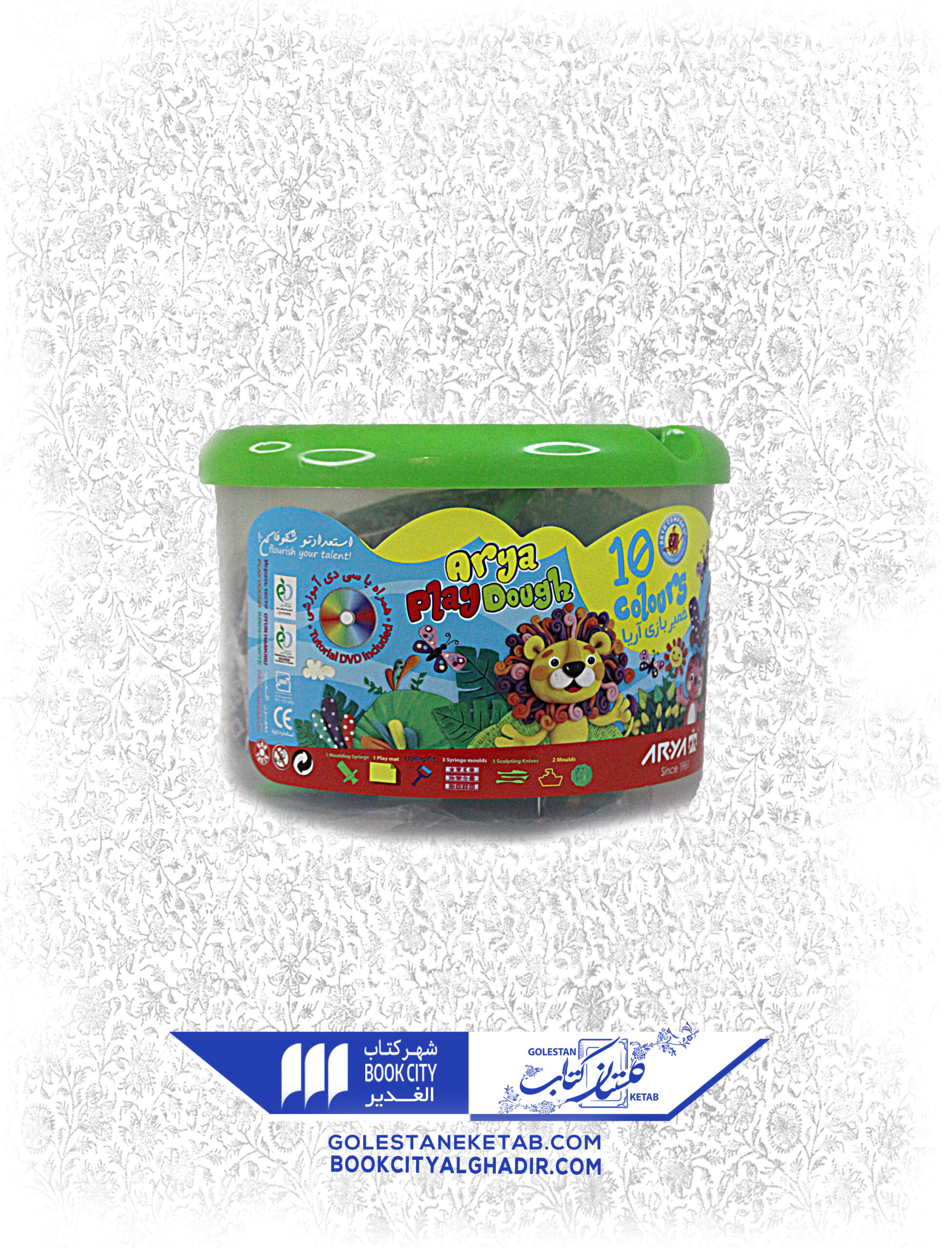 4-scaled-2.jpg خمیر بازی ۱۰ رنگ آریا - Image 1