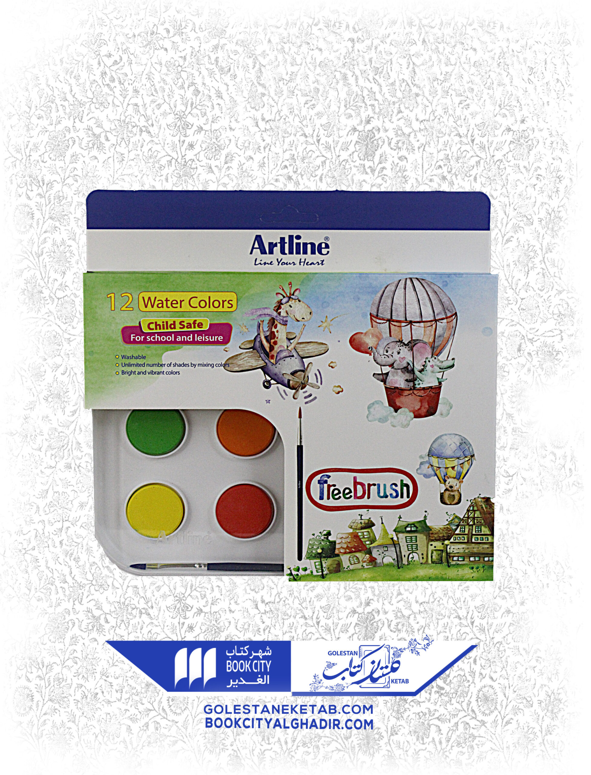 6-scaled-1.jpg آبرنگ ۱۲ رنگ آرت لاین - Image 1