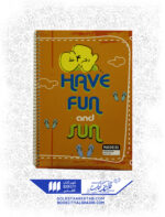 دفتر ۶۰ برگ زبان ۴ خط دخترانه (طرح به انتخاب فروشنده)