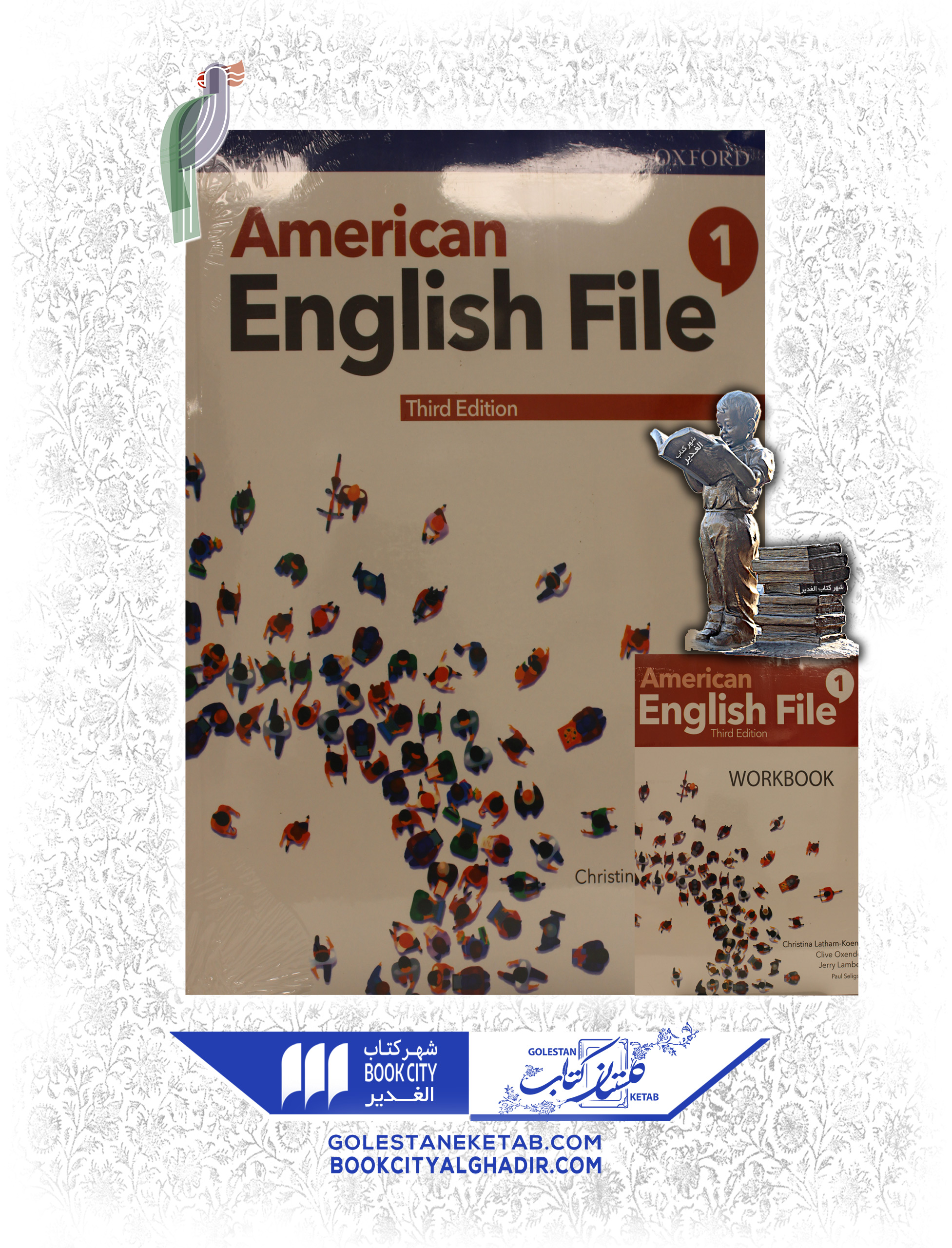 american english file with workbook 1 کتاب American English File 1 - Image 1