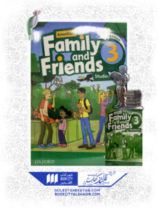 کتاب american family and friends 3 with wokbook
