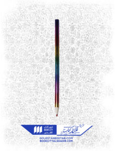 مداد قرمز با بدنه رنگی