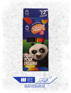 مدادرنگی 12 رنگ MQ طرح جعبه پاندا