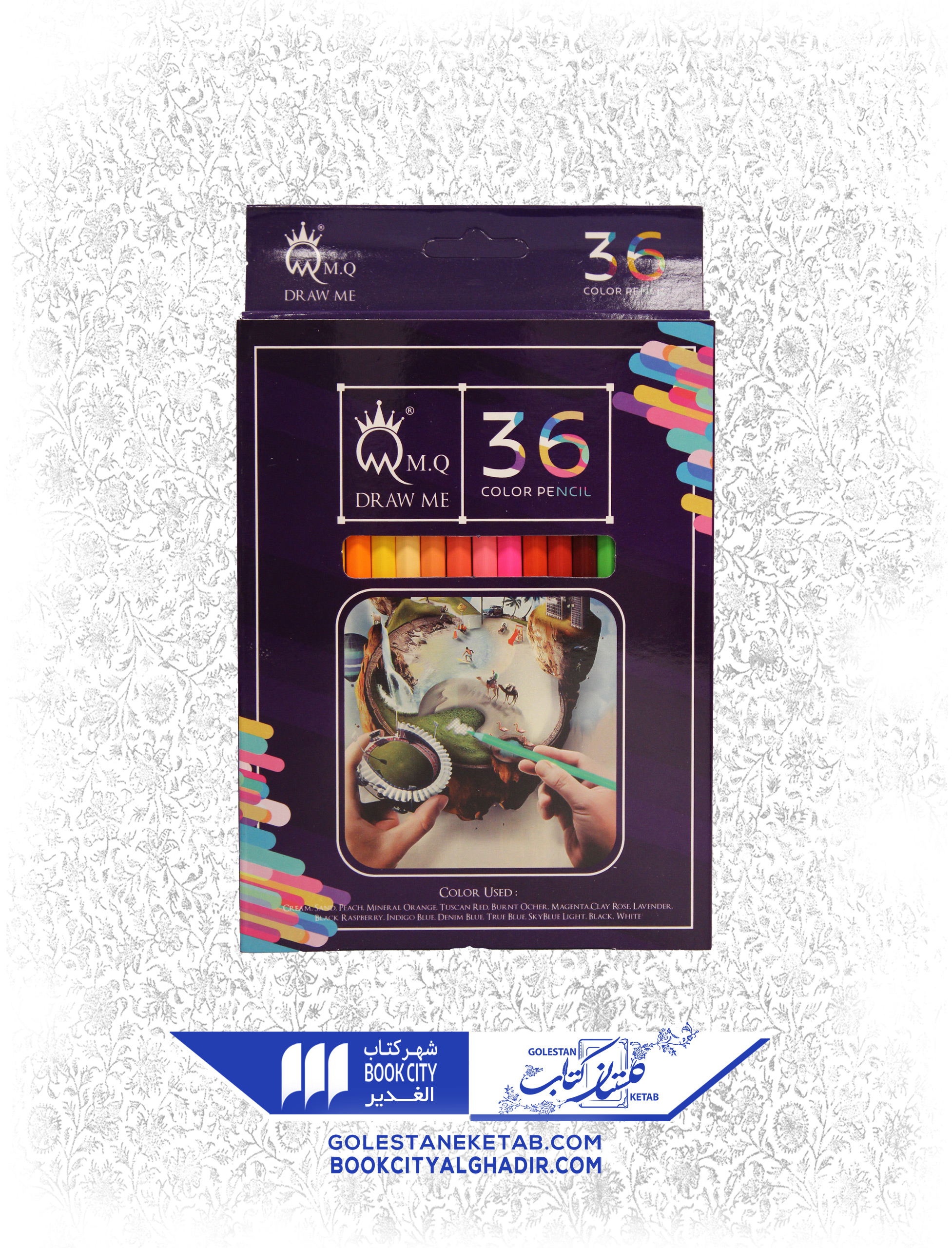 مداد رنگی 36 رنگ MQ مداد رنگی 36 رنگ MQ