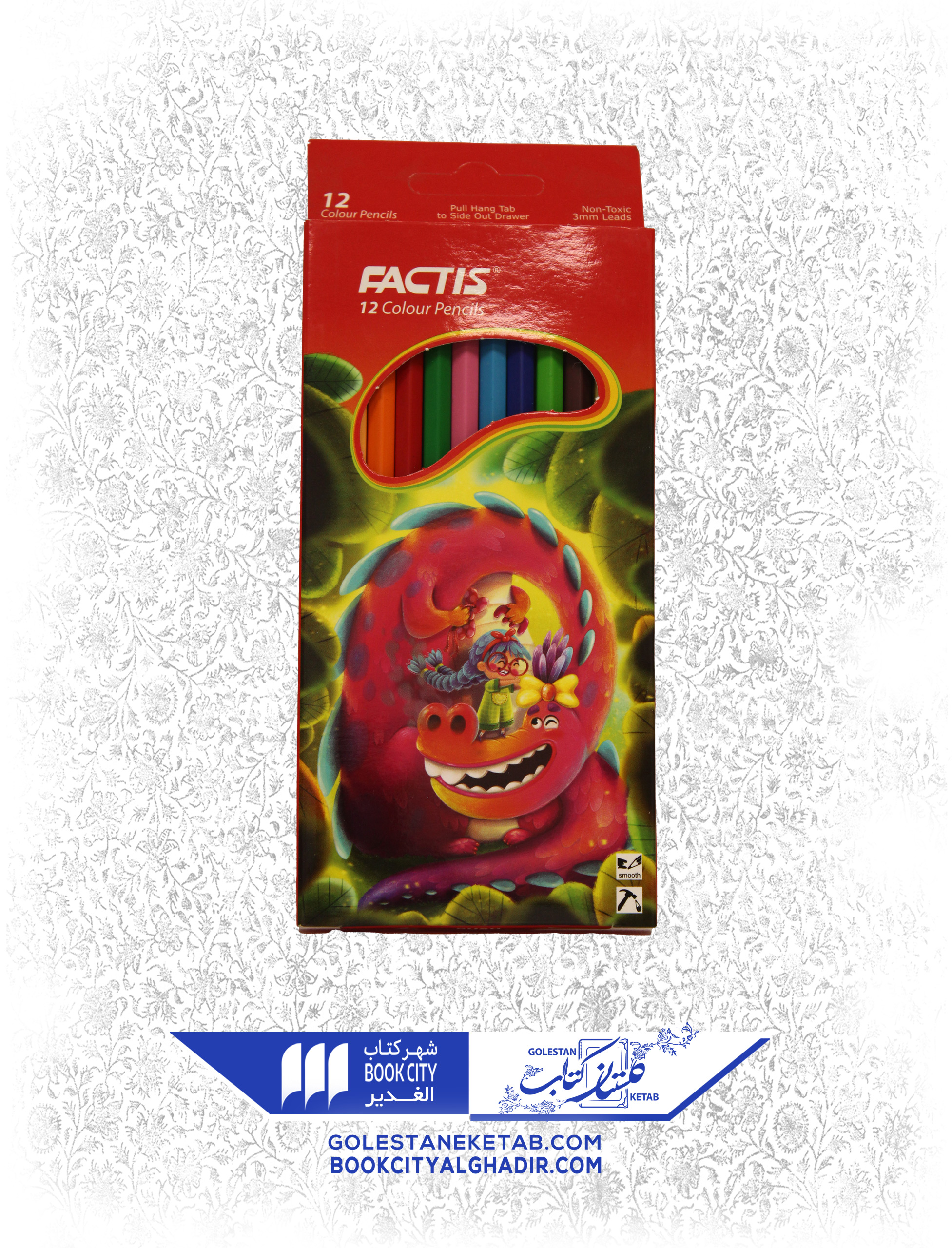 مدادرنگی factis 12 رنگ 3mm leads مدادرنگی factis 12 رنگ 3mm leads