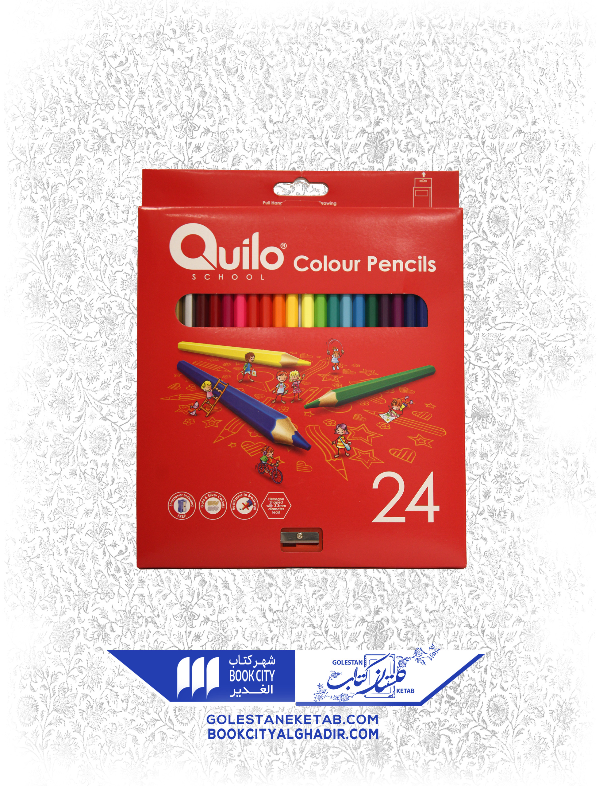 مدادرنگی 24 رنگ quilo مدادرنگی 24 رنگ quilo