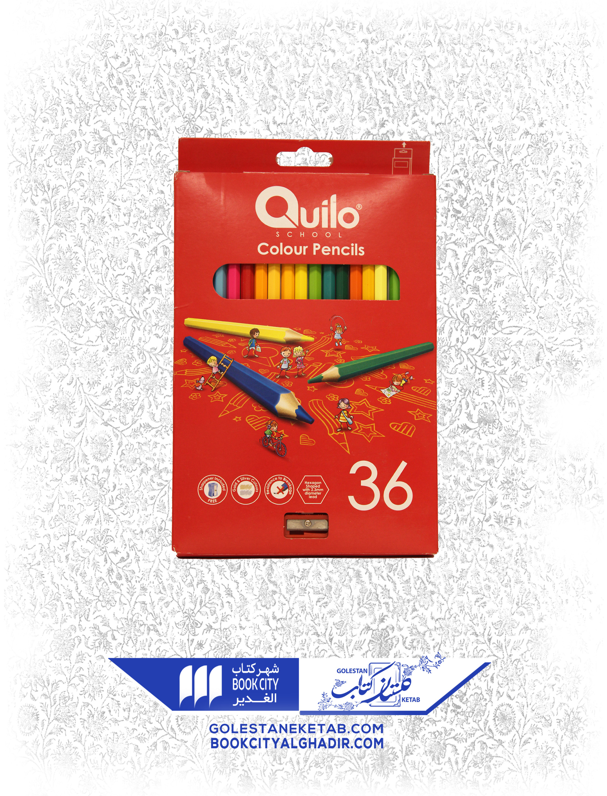 مدادرنگی 36 رنگ quilo مدادرنگی 36 رنگ quilo